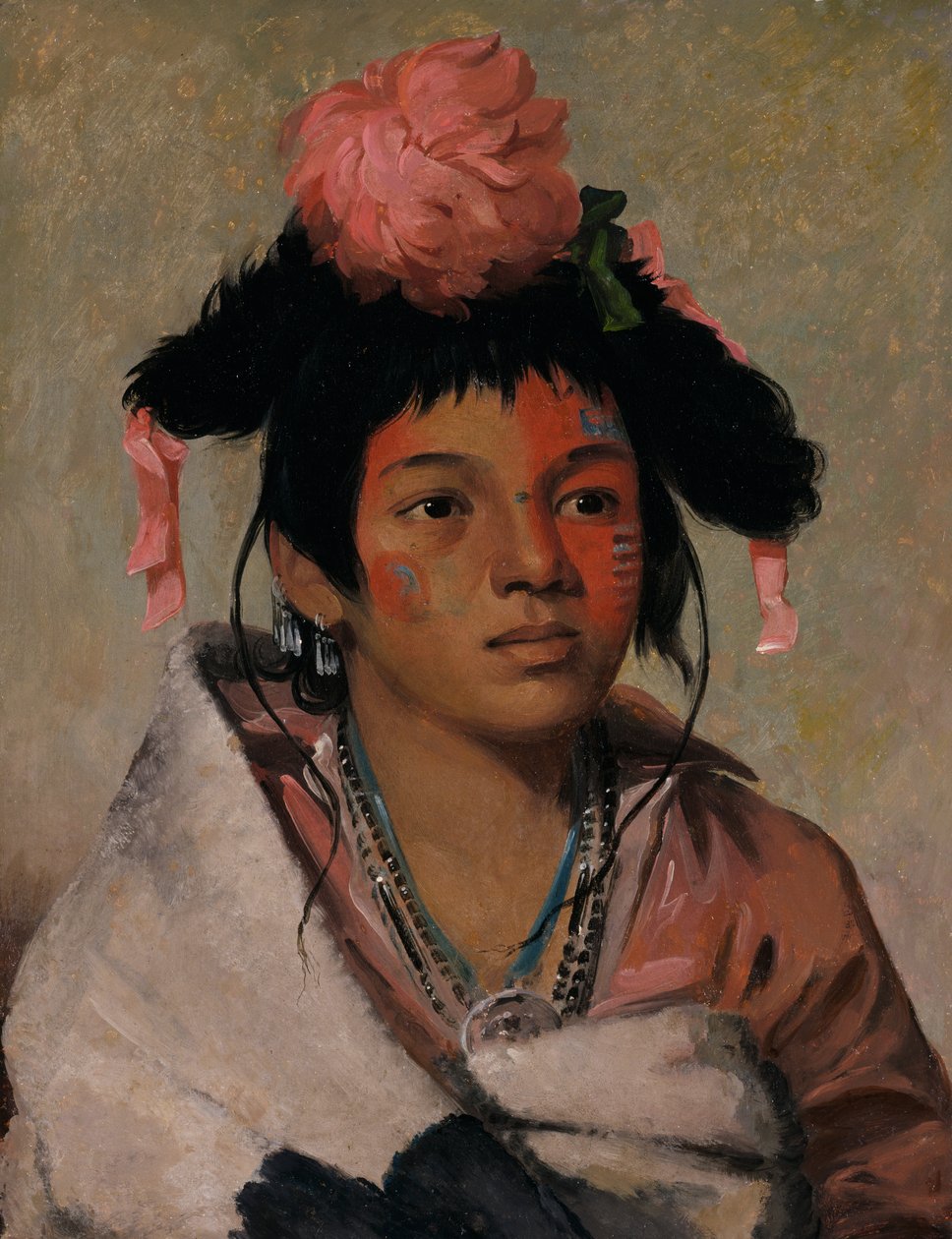 Tcha-káuk-o-ko-máugh, Großer Häuptling, ein Junge, 1831 von George Catlin