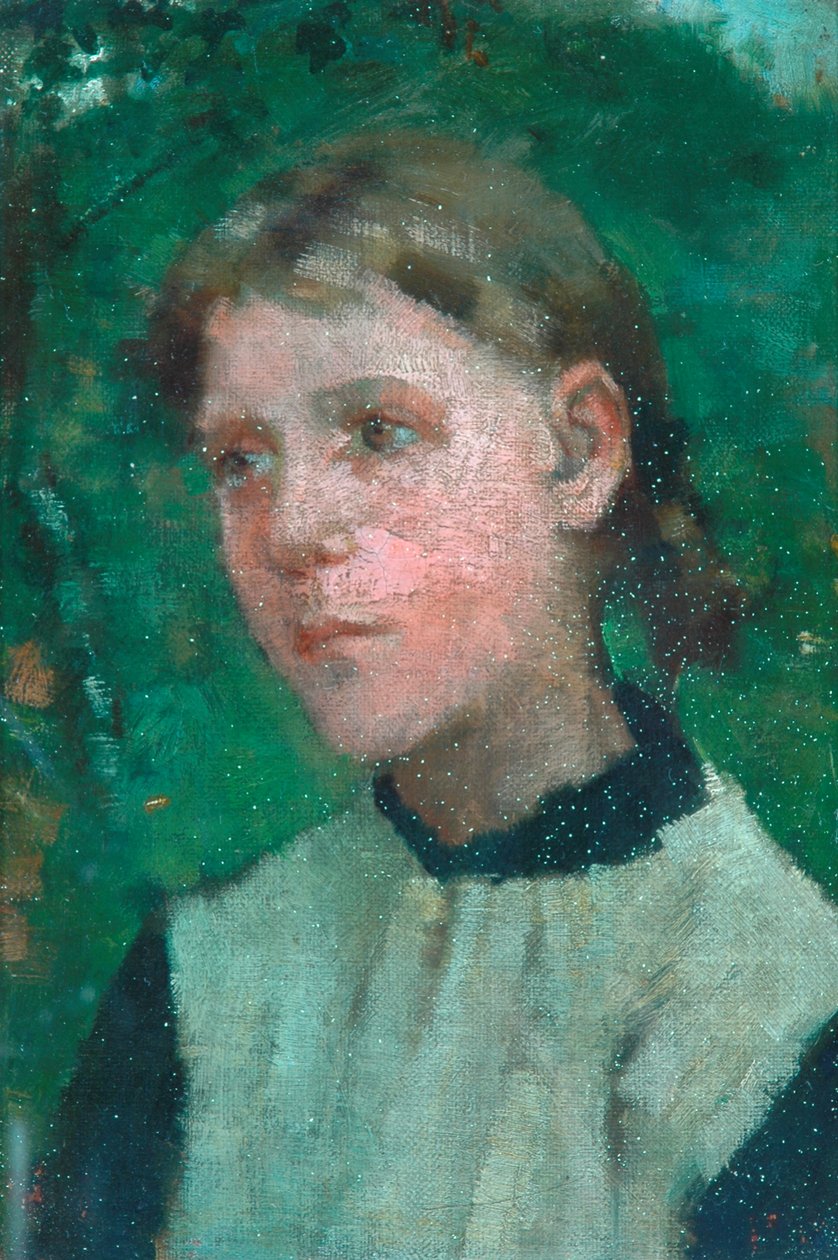 Kopf eines Mädchens von George Clausen