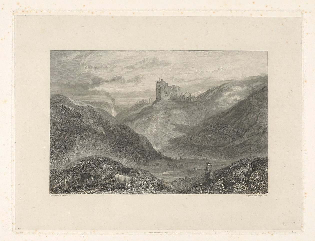 Crichton Castle von George Cooke