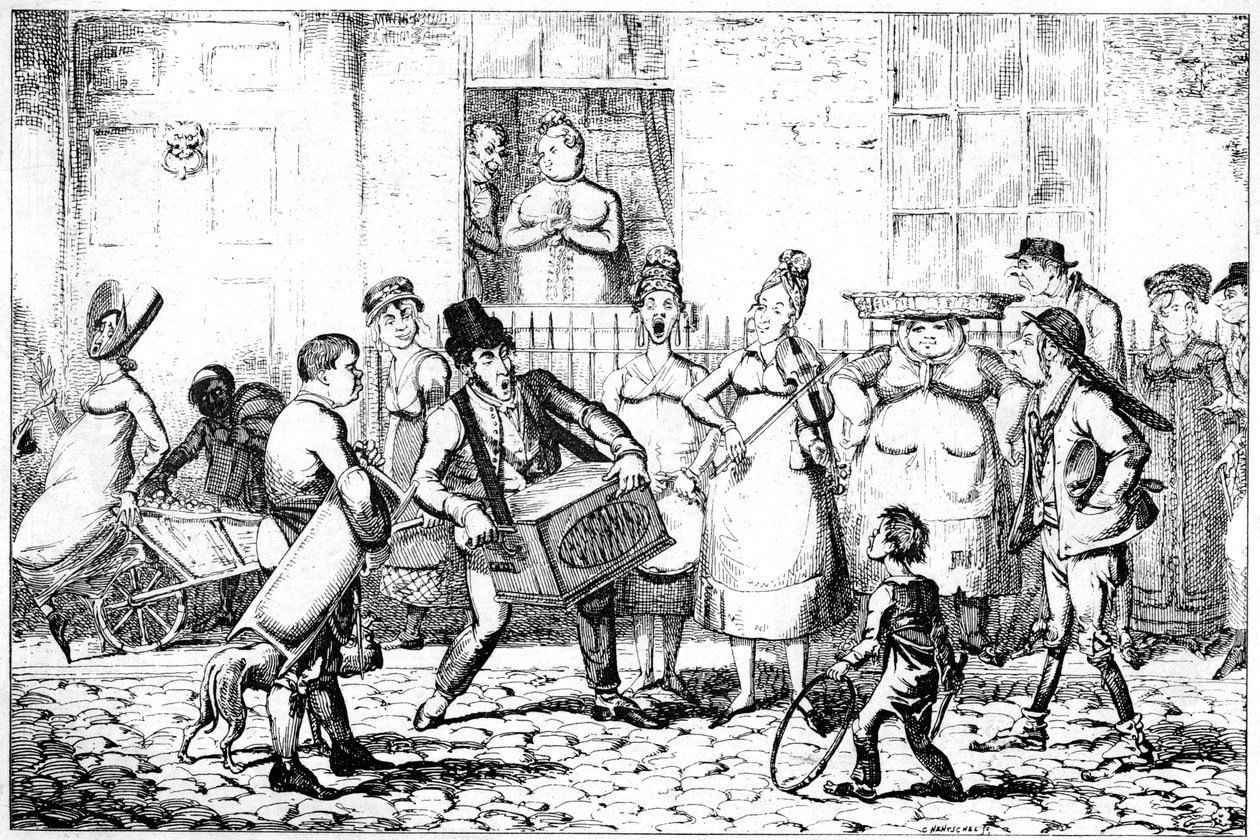 Les Savoyards von George Cruikshank