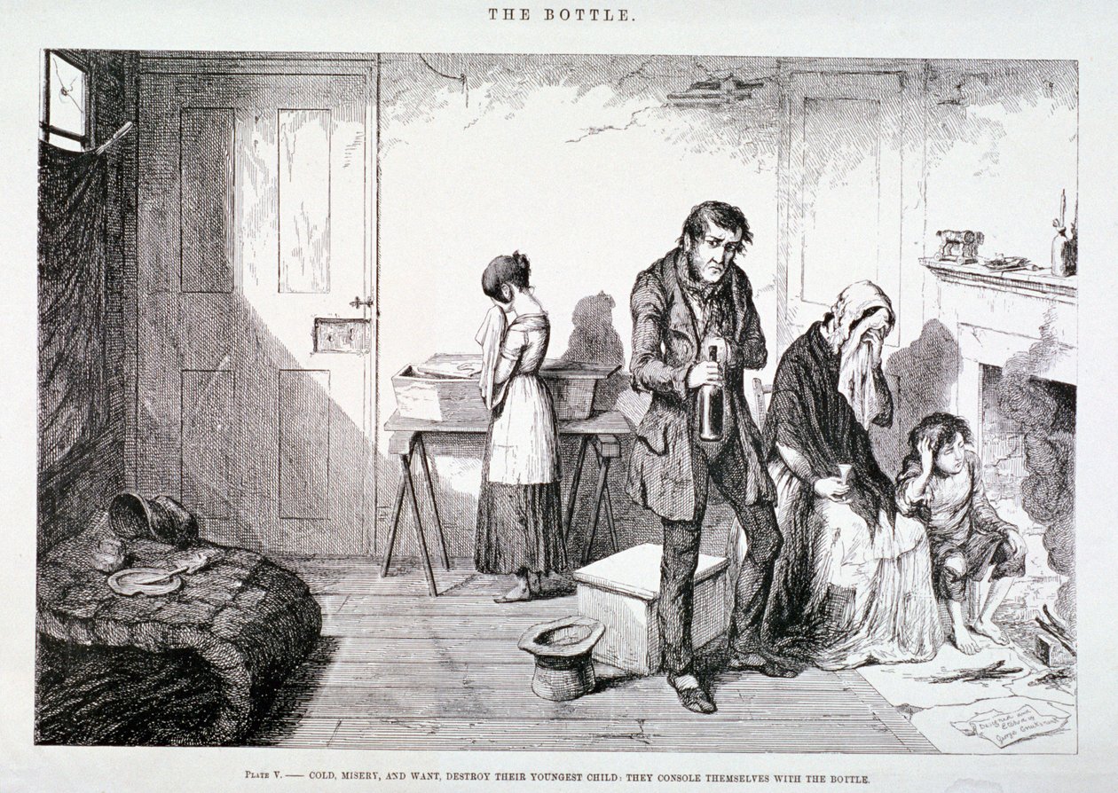 Die Flasche von George Cruikshank