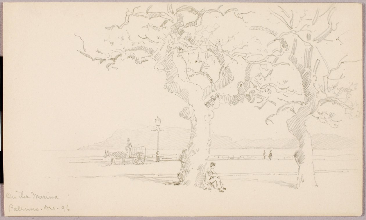 An der Marina, Palermo von George Elbert Burr