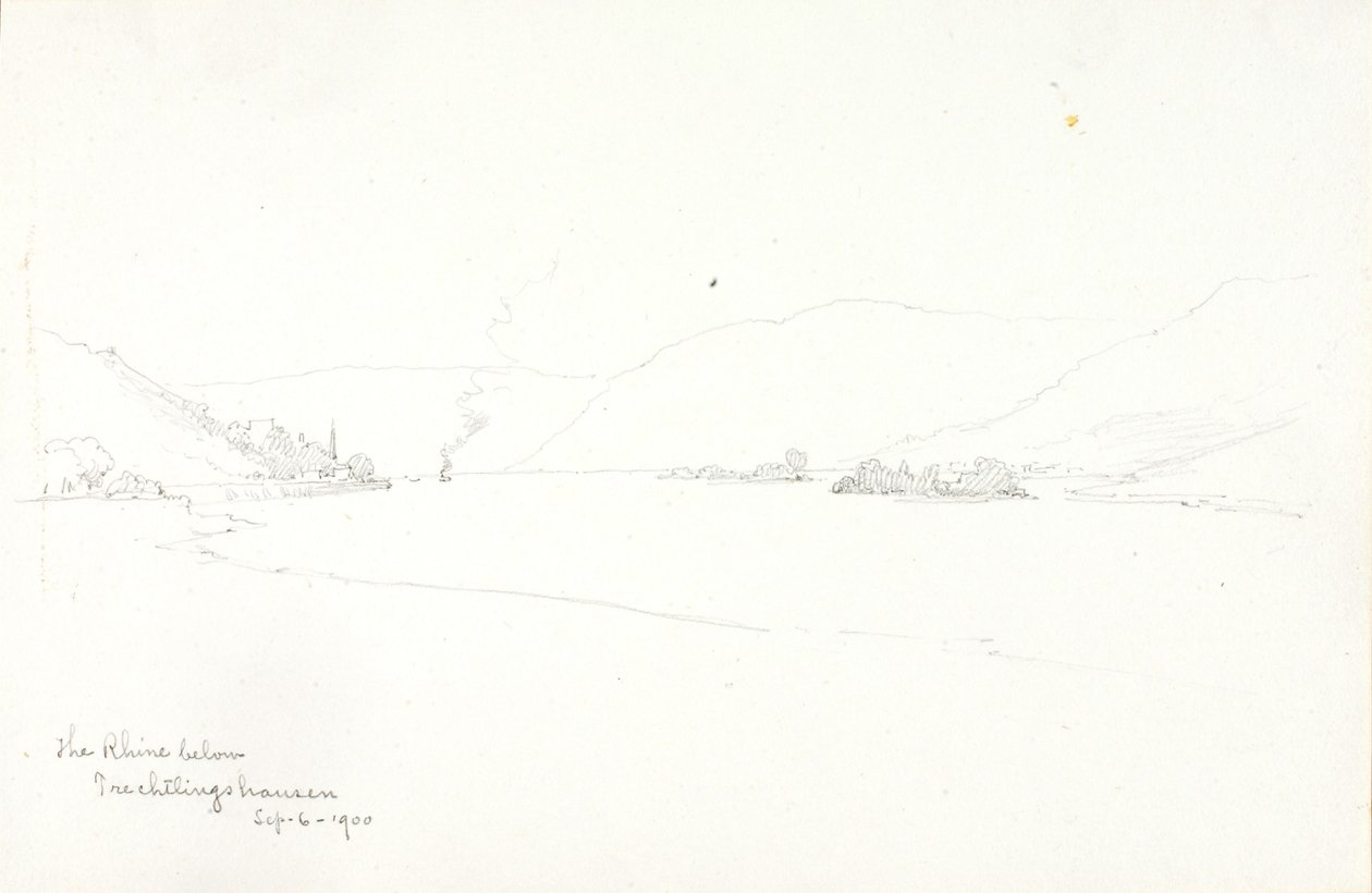 Der Rhein unterhalb von Trechtlingshausen von George Elbert Burr