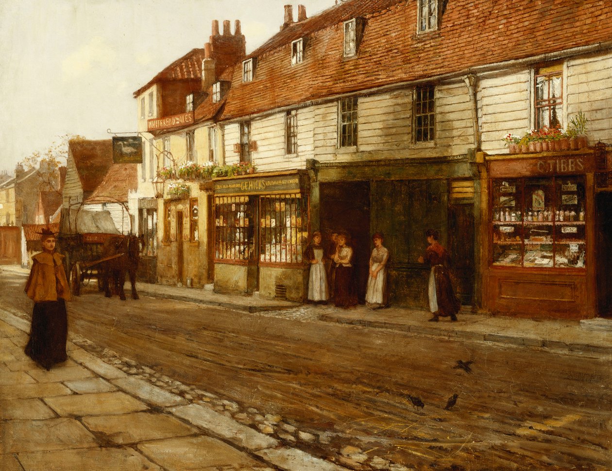 Eltham High Street von George Elgar Hicks