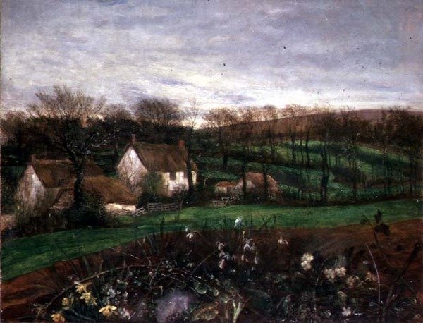 Fröhlicher Frühling von meinem Fenster von George Frederic Watts
