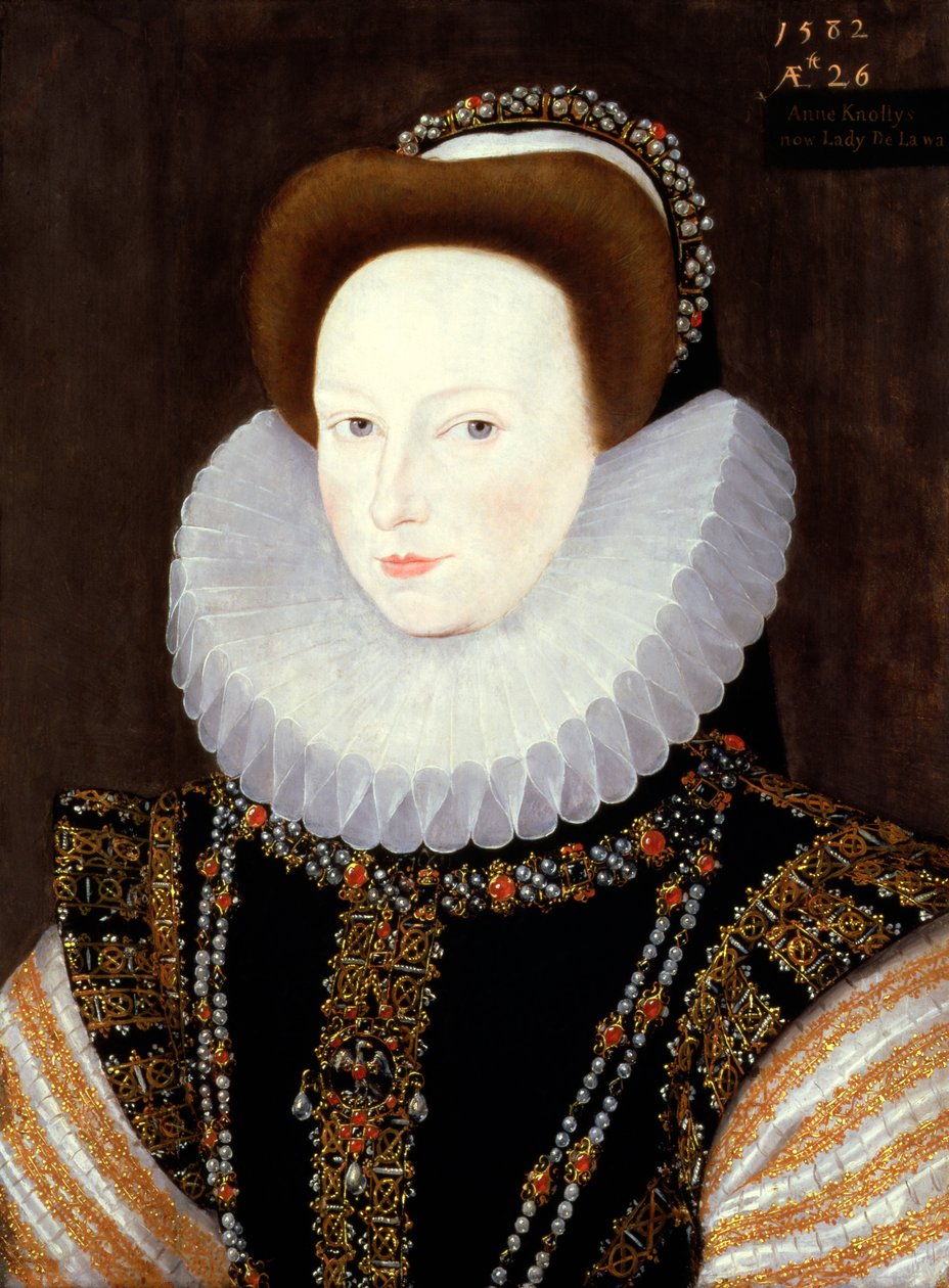Anne Knollys, 1582 von George Gower