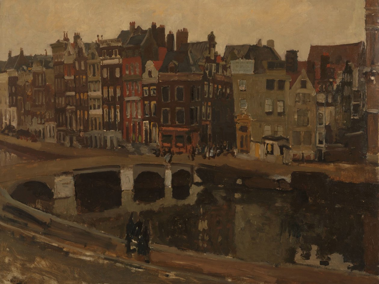 Das Rokin, Amsterdam von George Hendrik Breitner