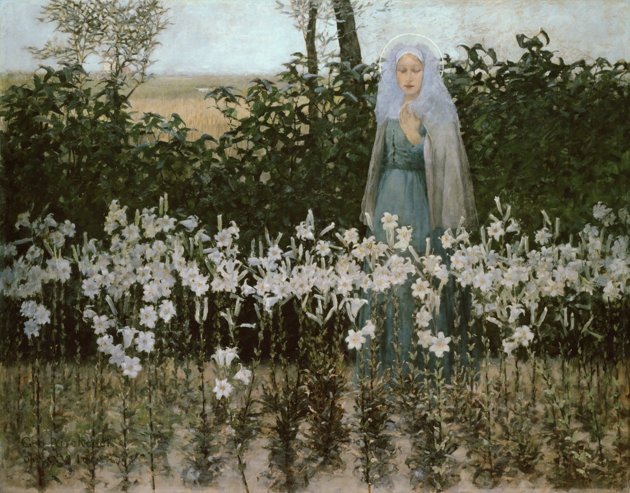 Die Verkündigung, 1887 von George Hitchcock