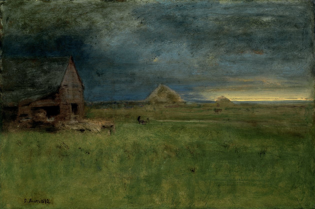 Die einsame Farm, Nantucket, 1892 von George Inness