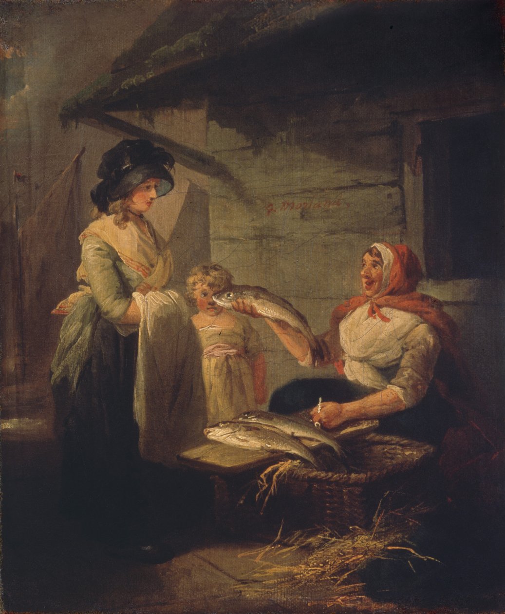 Fischverkäuferin, Ende der 1780er Jahre von George Morland