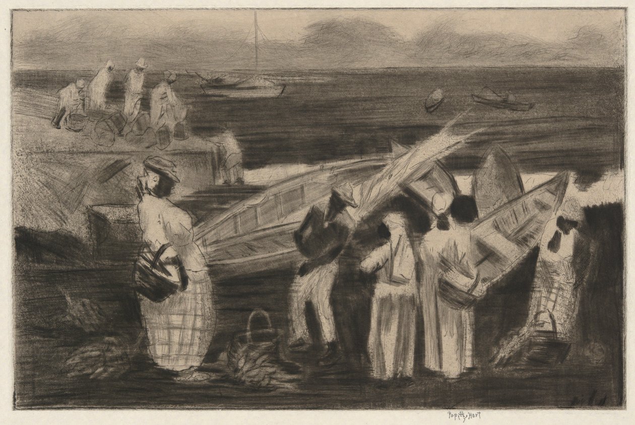 Marktboote von George Overbury Hart