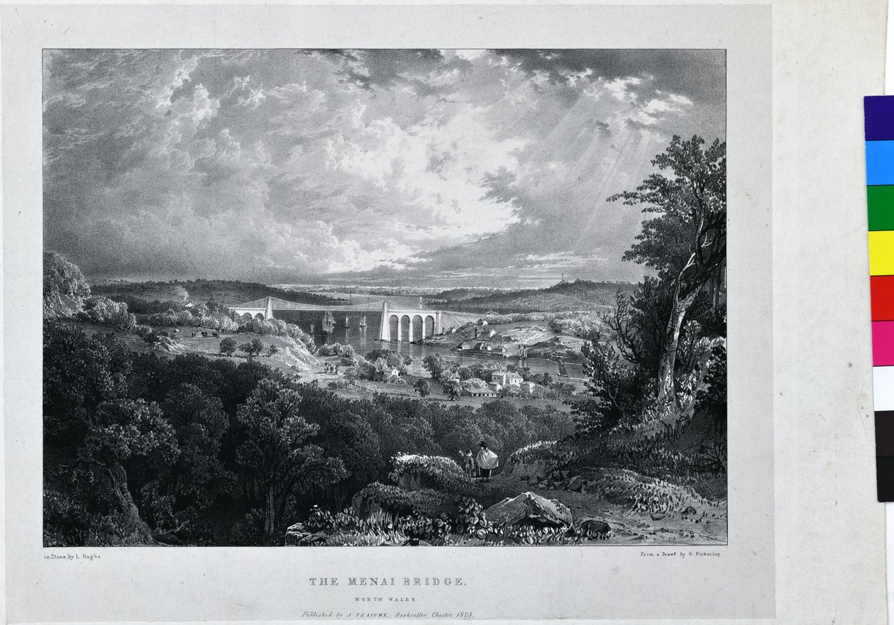 Menai-Brücke von George Pickering