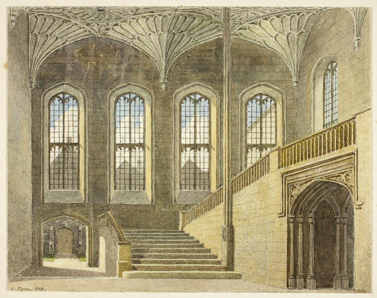 Eingangshalle, Christchurch, Oxford von George Pyne