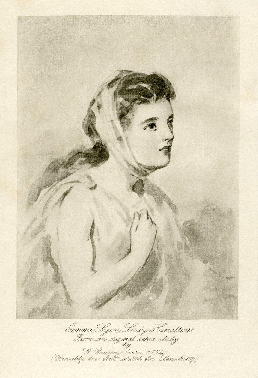 Emma Lady Hamilton von George Romney