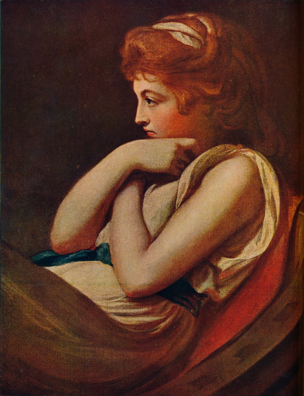 Emma, Lady Hamilton, ca. 1785, 1909 von George Romney