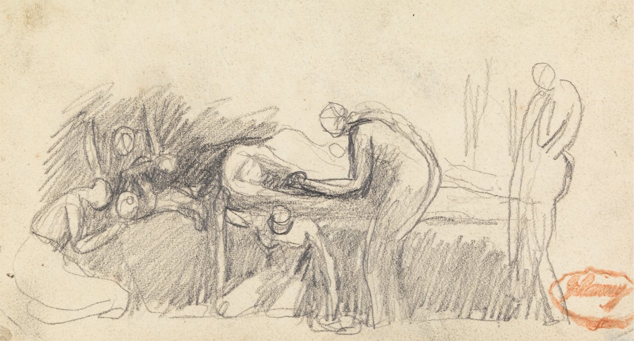 Figurenkompositionsstudie 23 von George Romney