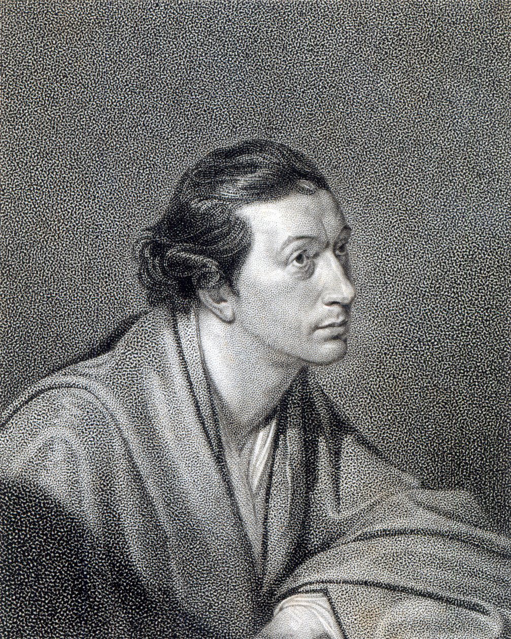 Richard Cumberland, graviert von James Hopwood von George Romney