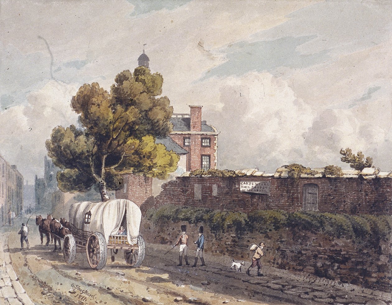 London Wall, London von George Shepherd