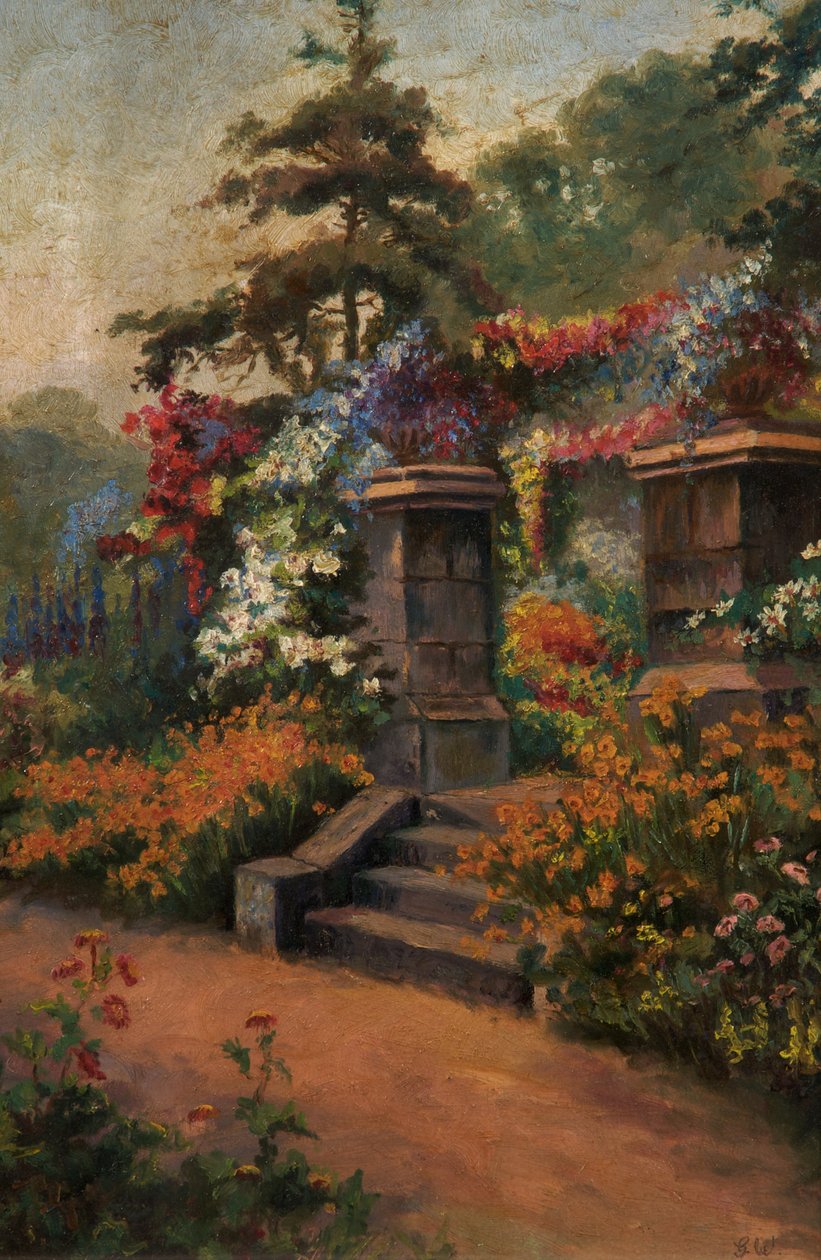 Sommergarten, undatiert von George Wimpenny