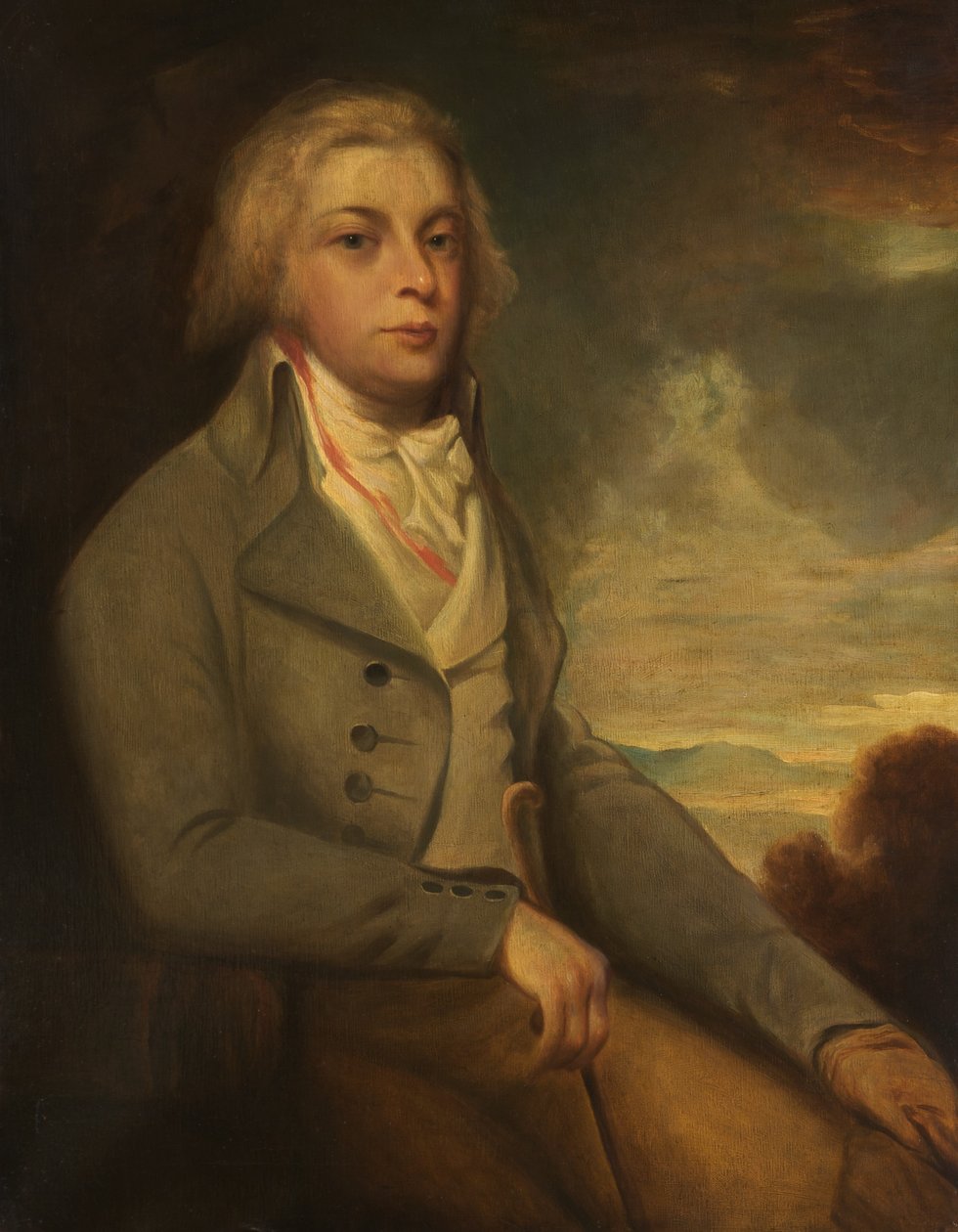 Porträt eines Gentlemans von George after Romney