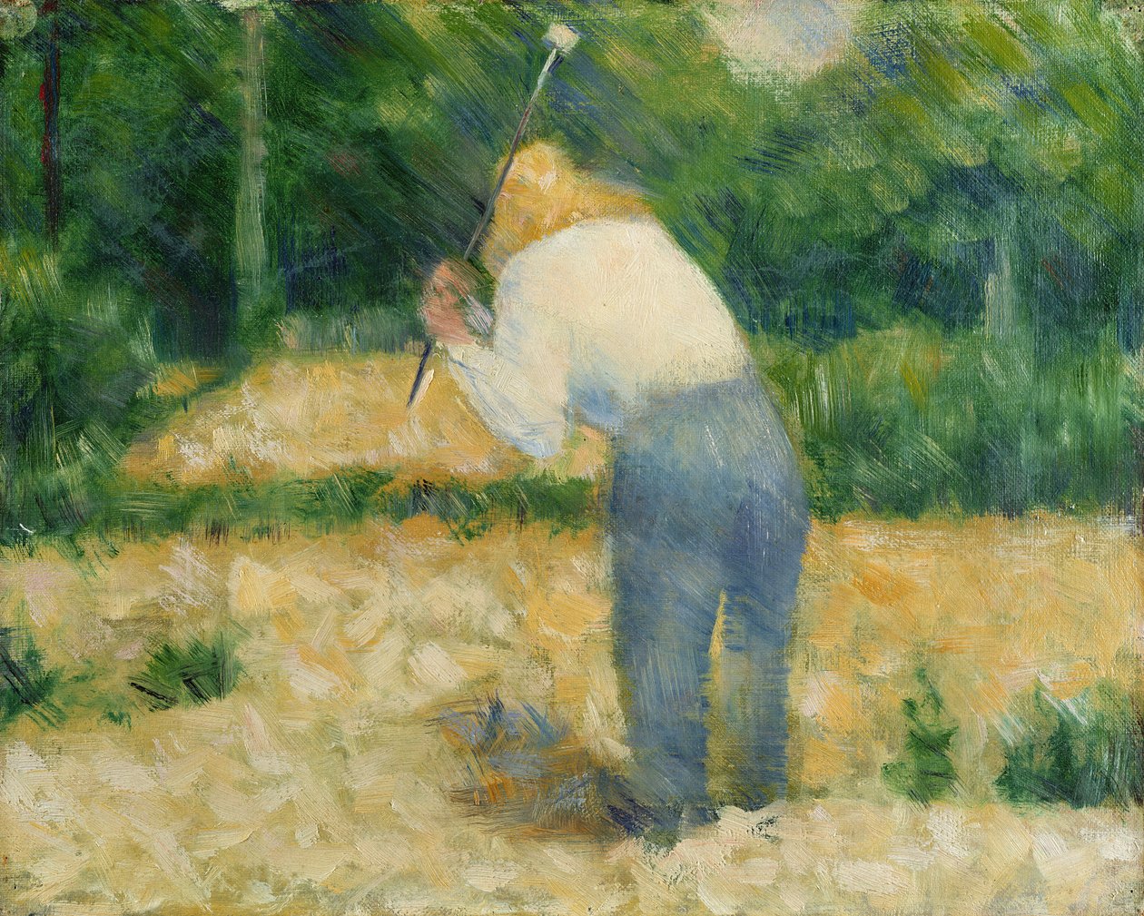 Der Steineklopfer, ca. 1882 von Georges Seurat