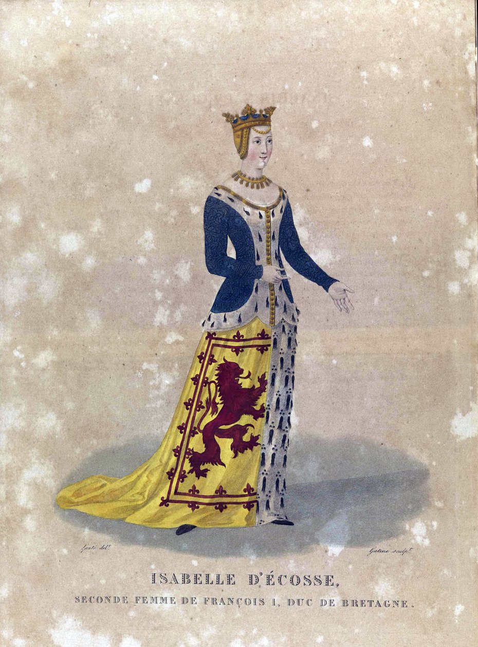 Isabelle Stuart (Isabeau von Schottland) von Georges Jacques Gatine