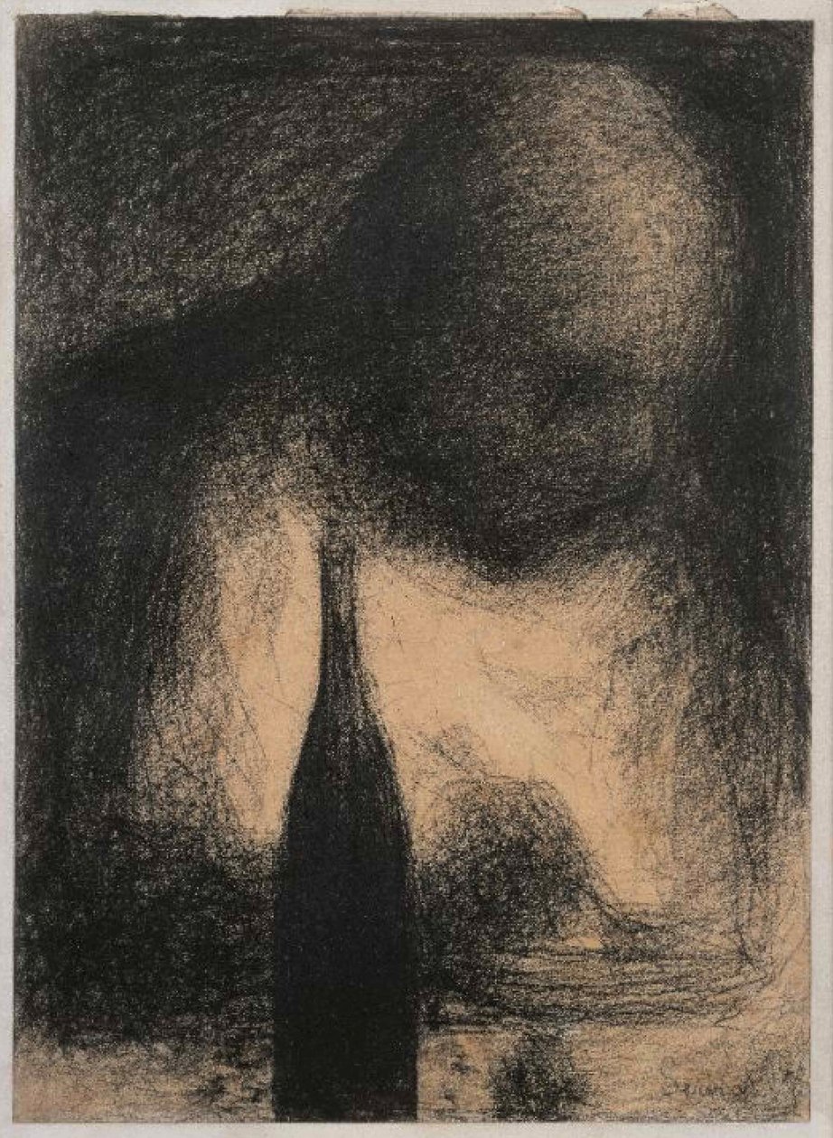 Le dîneur, ca. 1883-1884 von Georges Pierre Seurat
