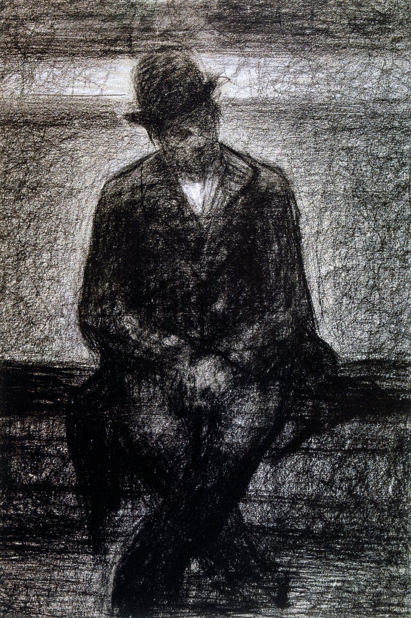 Vagabund, ca. 1880-1891 von Georges Pierre Seurat