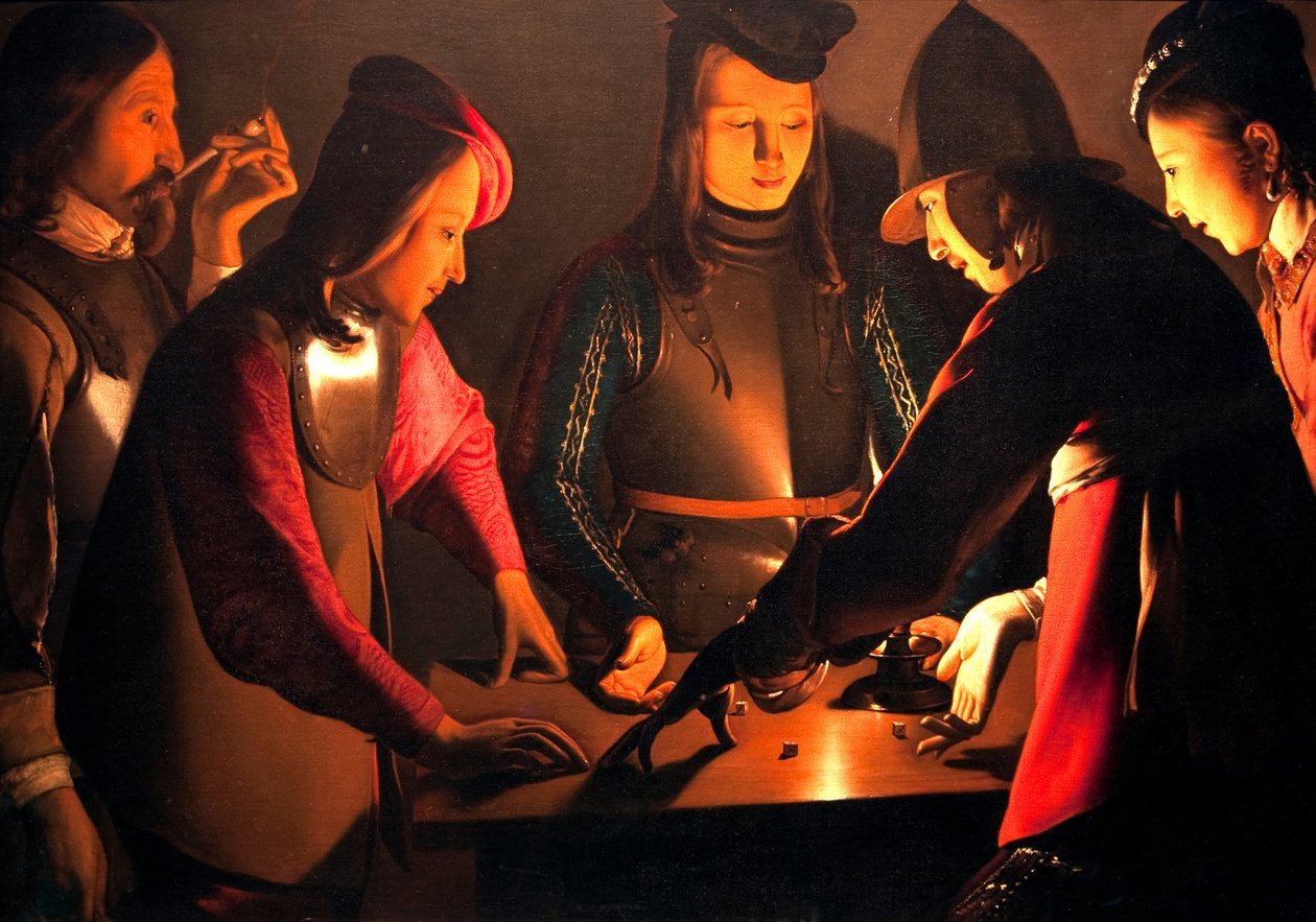 Die Würfelspieler von Georges de La Tour
