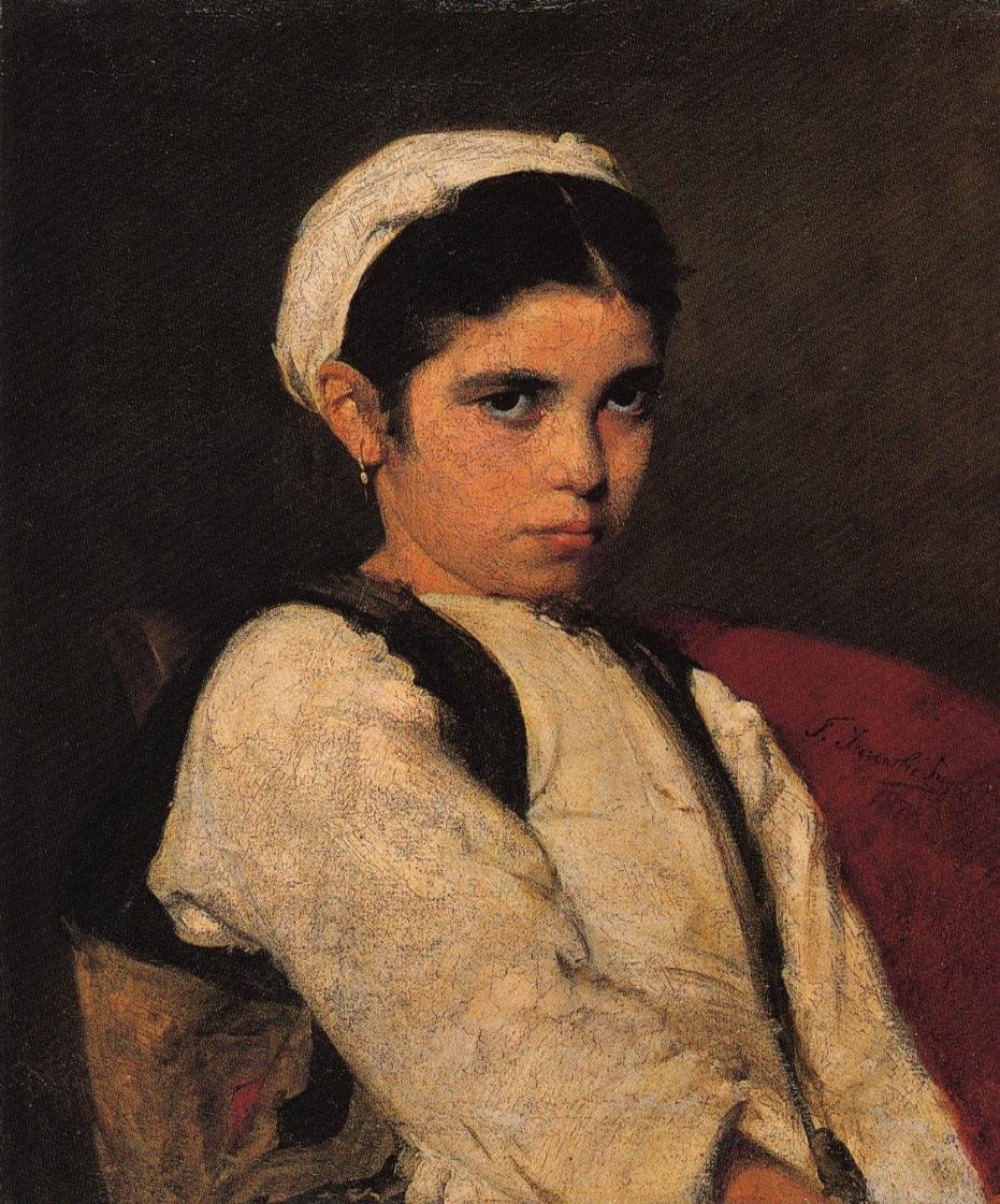 Mädchen aus Megara von Georgios Jakobides
