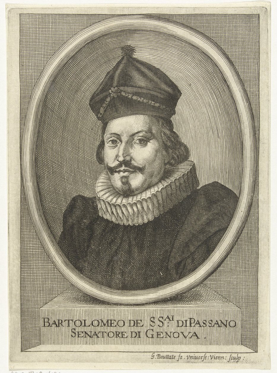 Porträt von Bartolomeo di Passano von Gerard Bouttats