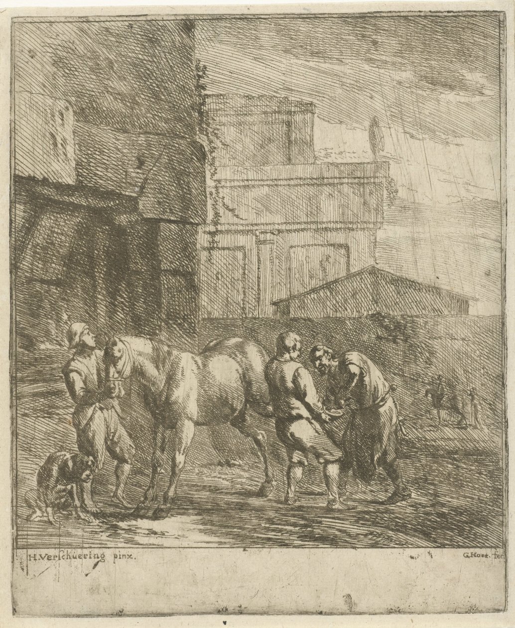 Hufschmied von Gerard Hoet (I)