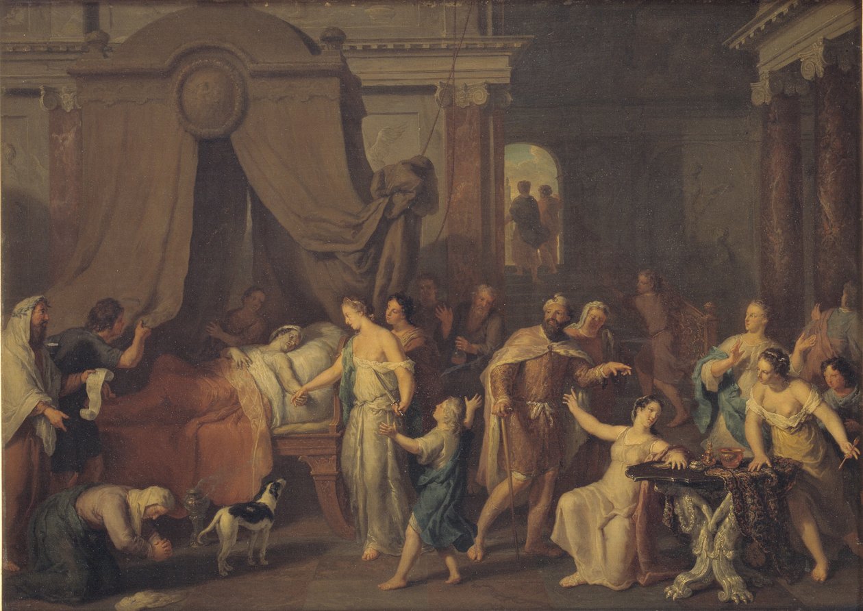 Alkestis und Admetus von Gerard Hoet I