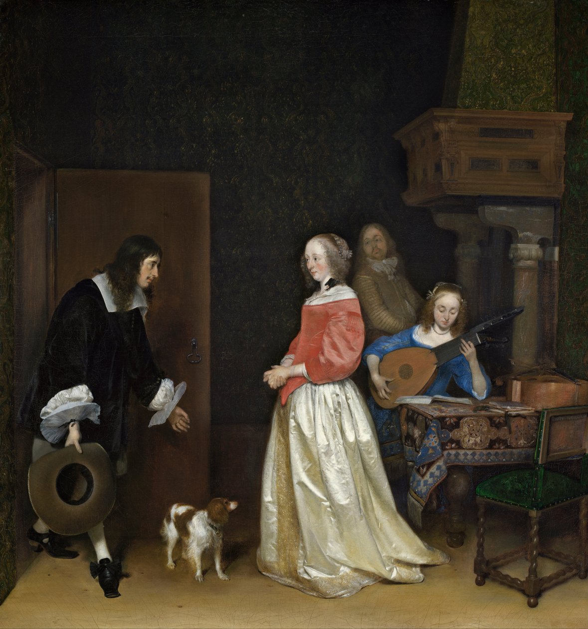 Der Besuch des Verehrers von Gerard ter Borch