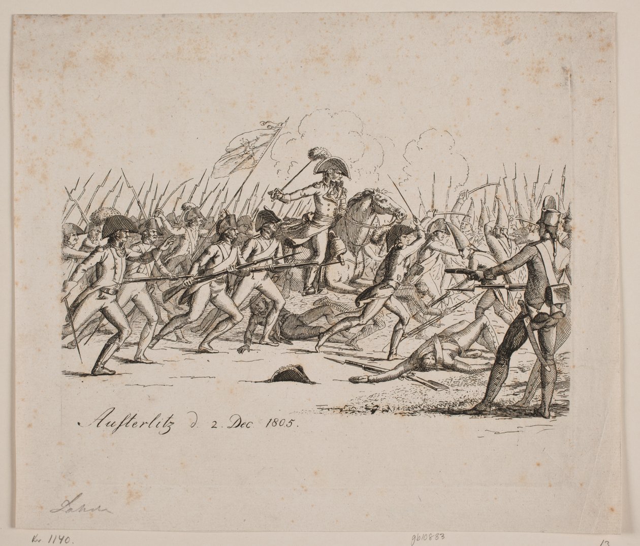 Tapfere Gegenwehr der Russischen Garde von Gerhard Ludvig Lahde