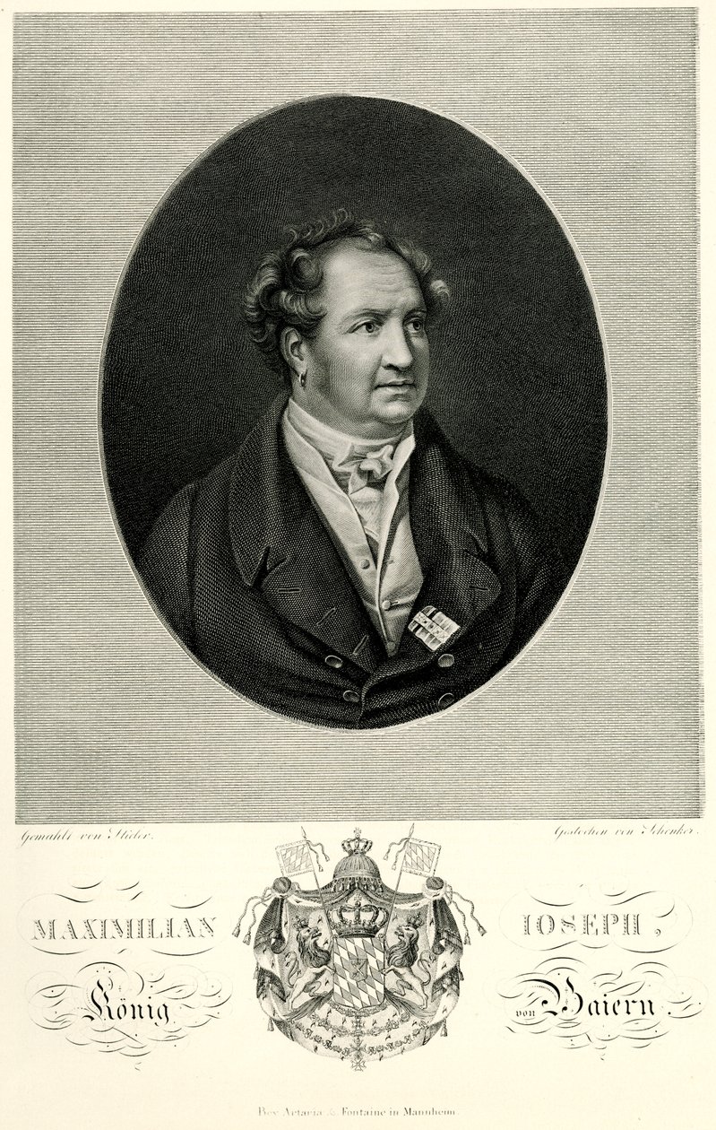 Maximilian I. Joseph (Bayern), 1884-90 von German School