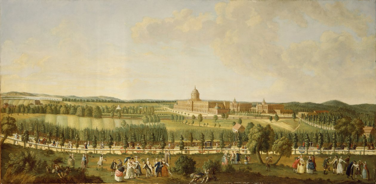 Ansicht des Neuen Palastes von German School