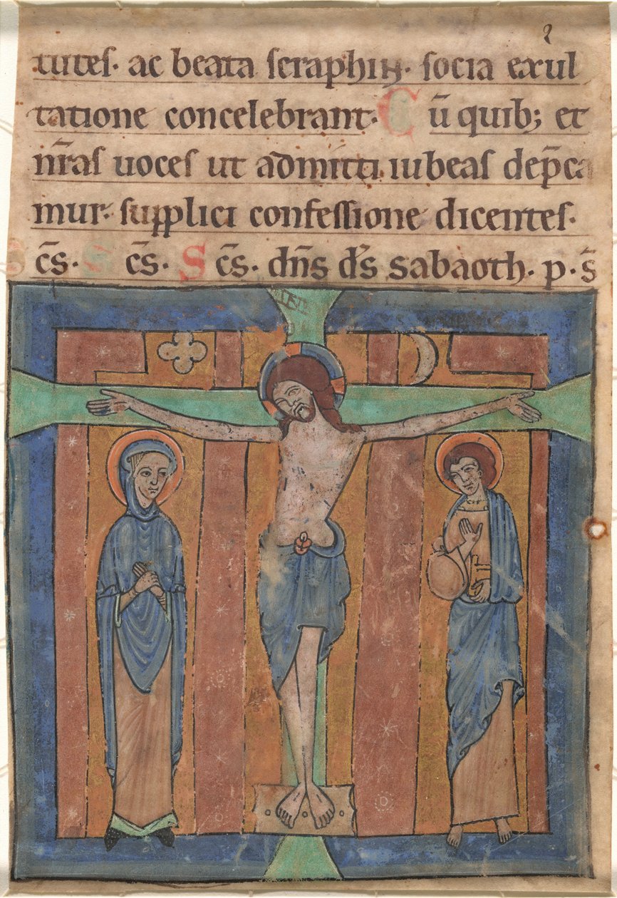 Die Kreuzigung von German 12th Century