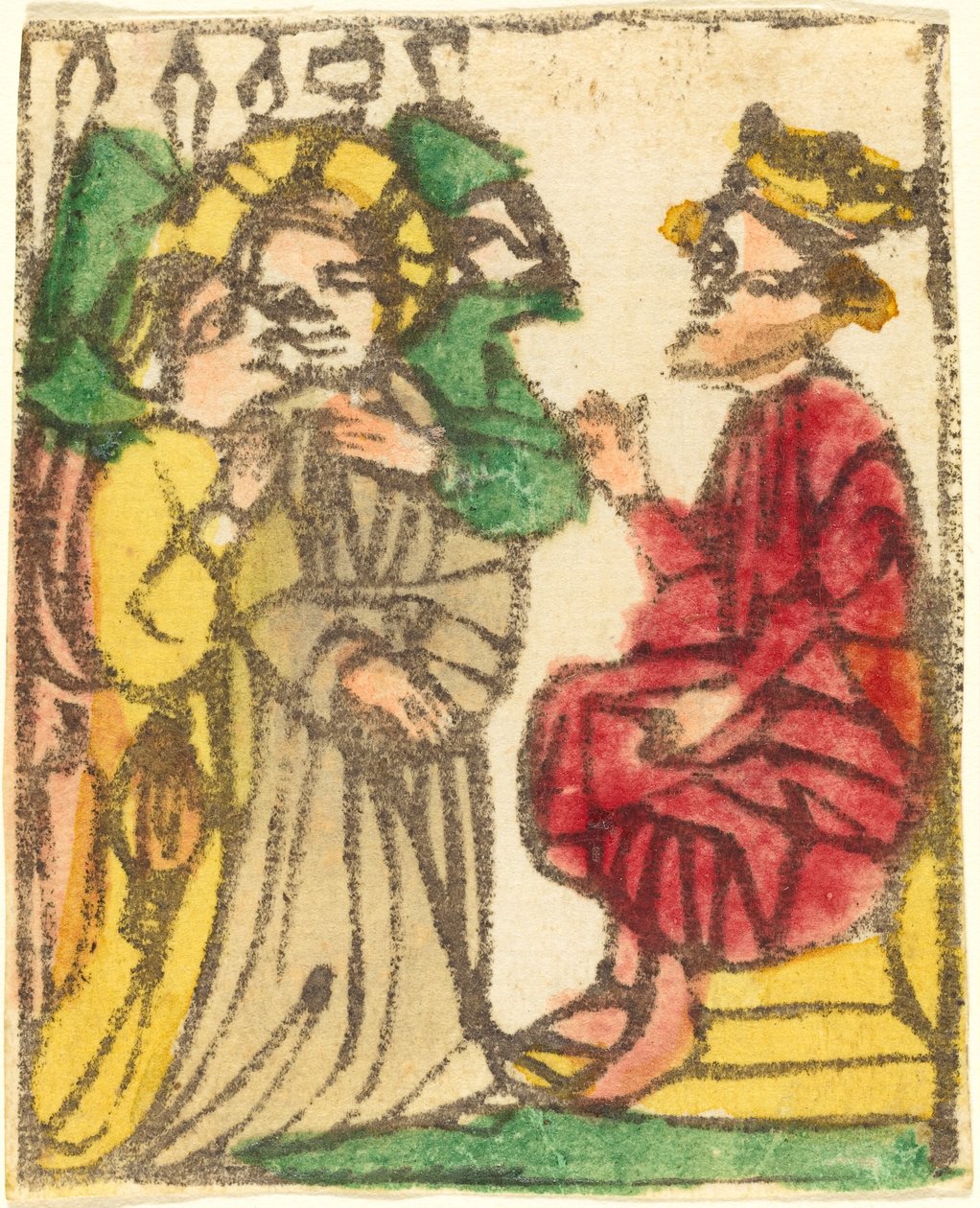 Christus vor Herodes von German 15th Century