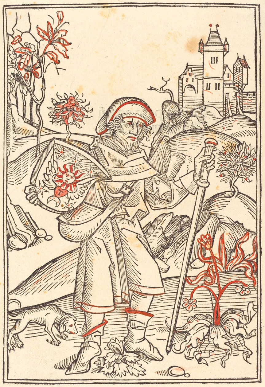 Gerson als Pilger von German 15th Century