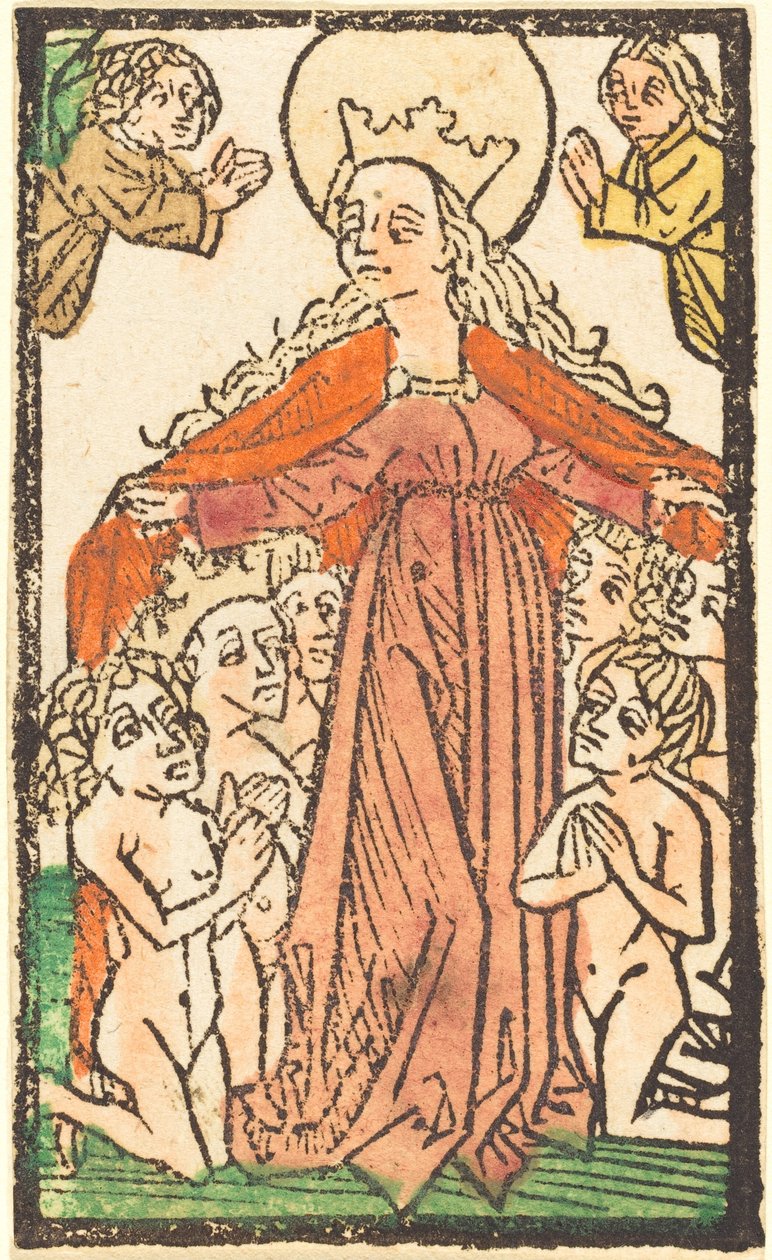 Madonna als Beschützerin von German 15th Century