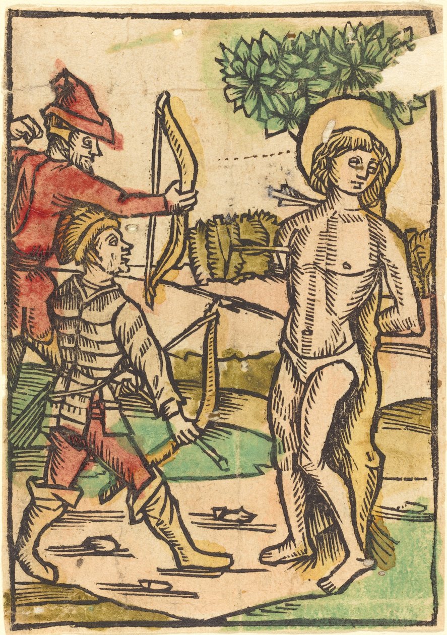 Heiliger Sebastian von German 15th Century