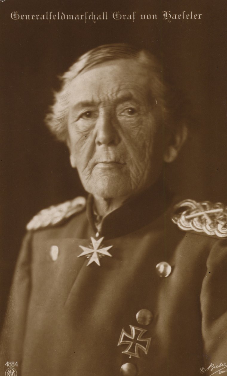 Generalfeldmarschall Graf von Haeseler von German Photographer