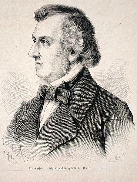 Frederic Chopin (1810-49) 1870 von German School