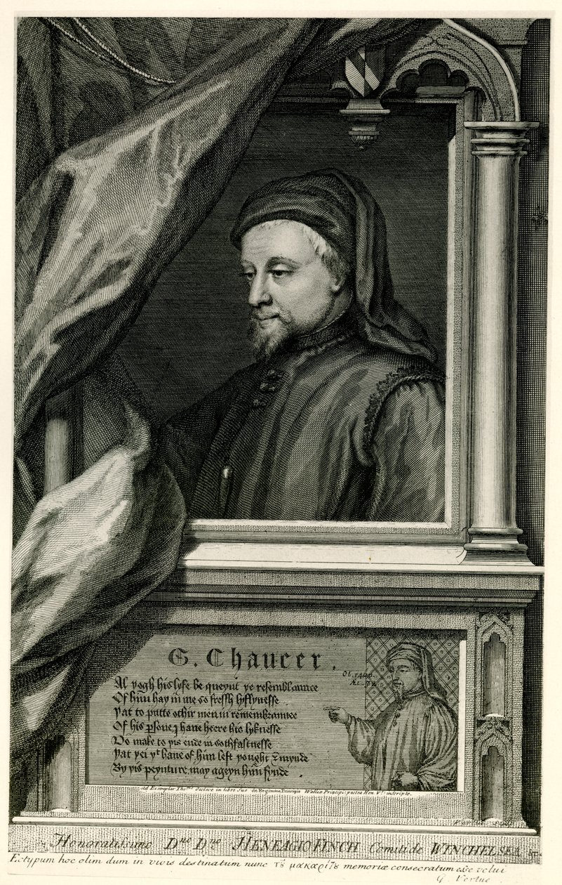 Geoffrey Chaucer von German School
