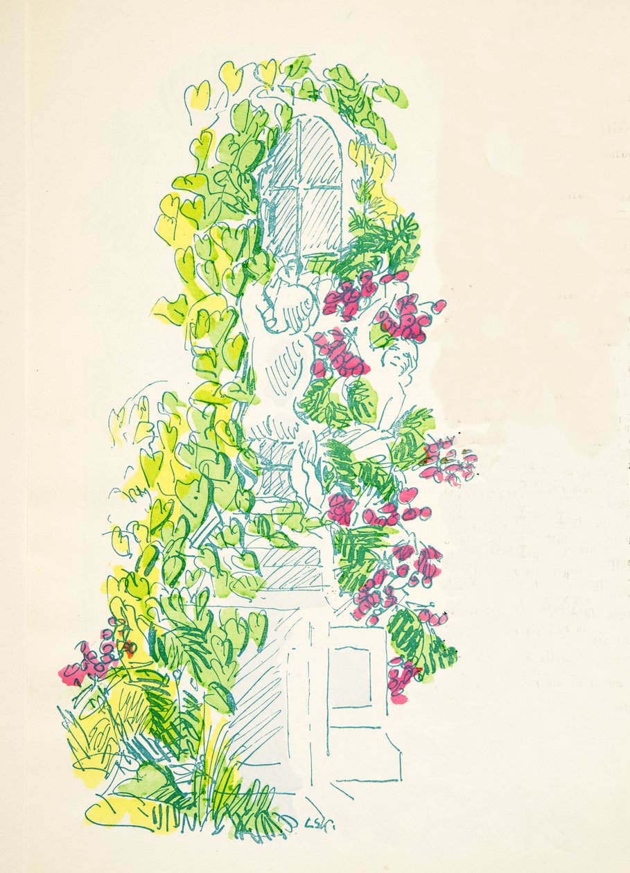 Illustration aus Styl, veröffentlicht 1922 von German School