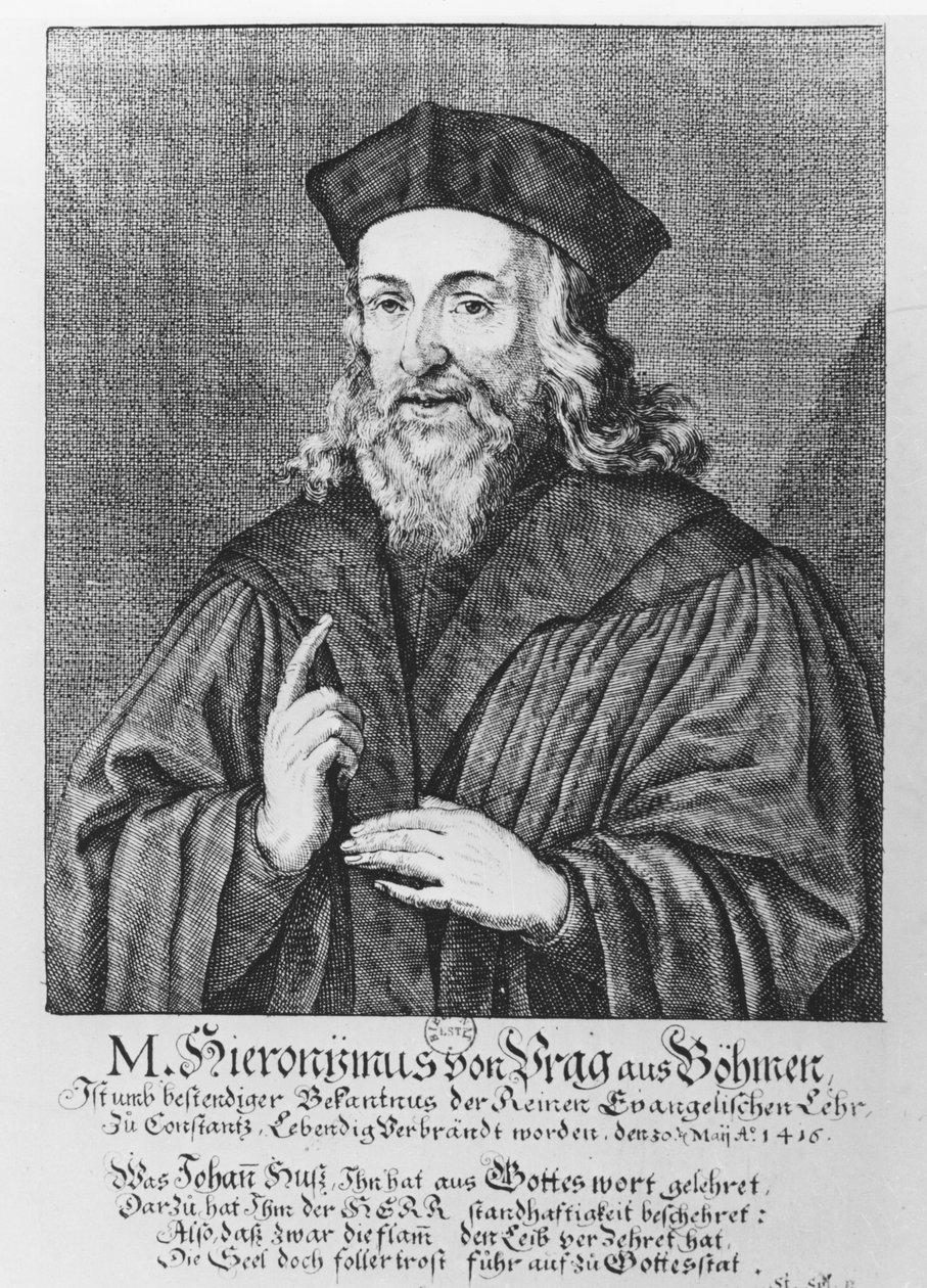 Hieronymus von Prag von German School