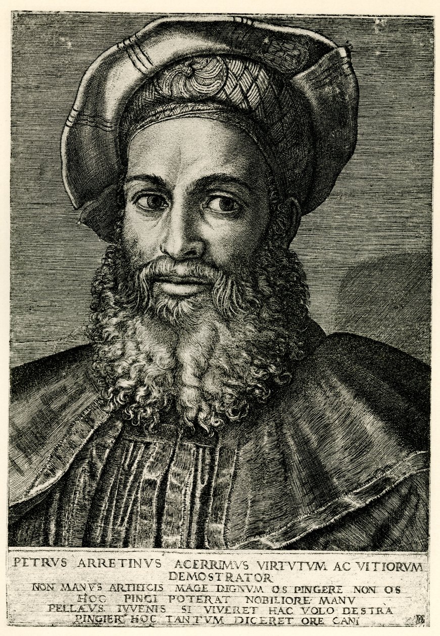 Pietro Aretino von German School