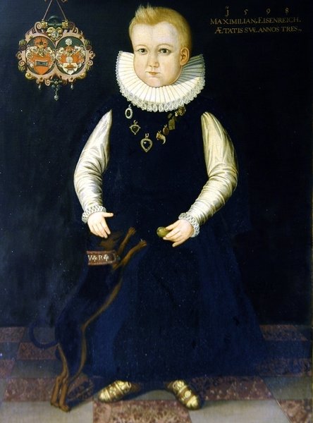 Porträt von Maximilian Eisenreich, 3 Jahre alt von German School