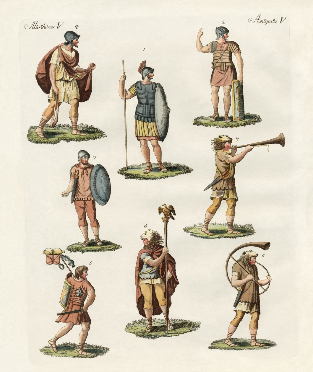 Römische Fußsoldaten von German School